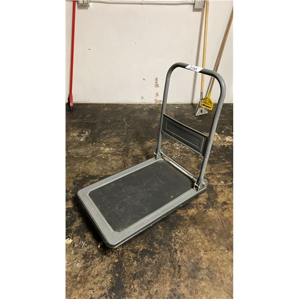 SMALL FOLD UP METAL PLATFORM CART