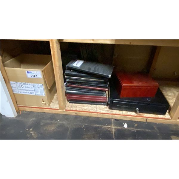 LOCK BOX, MENUS, HUMIDOR & CANDLES