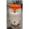 Image 2 : WHITE PLASTIC LIQUID STORAGE BARREL WITH TAP - 120 LITRE CAPACITY