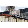 Image 1 : ASSORTED PALLET RACKING PCS. 3 ORANGE UPRIGHTS, 2 BLUE UPRIGHTS, 2 SIDE RAILS AND