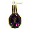 Image 1 : Large Bezel-Set Green Mystic Topaz Pendant