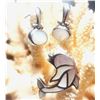 Image 3 : Dolphin Pendant w/ MOP Inlay + Bonus Earrings