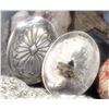 Image 1 : Southwestern Concha Clip-On Earrings .925