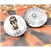 Image 3 : Southwestern Concha Clip-On Earrings .925
