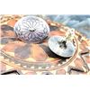 Image 4 : Southwestern Concha Clip-On Earrings .925