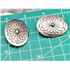Image 5 : Southwestern Concha Clip-On Earrings .925