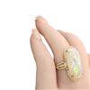 Image 12 : Ethiopian Opal and Stunning Diamond Frame Ring