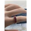 Image 2 : Fine Ruby and Diamond 5-Stone Ring