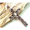 Image 6 : Cobblestone-esque Abalone Cabochon Cross Pendant