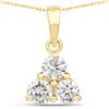 Image 1 : Trendy Trefoil Lab-Grown Diamond Necklace