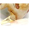 Image 3 : Classic Pave' Diamond Heart Ring