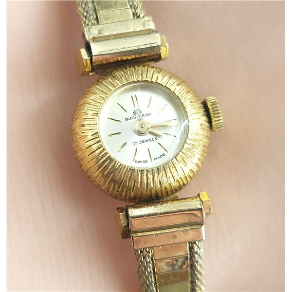 18K Ladies' Bucherer MidCentury 15mm Timepiece