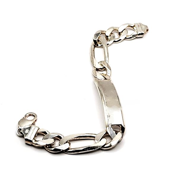 Extra Heavy Sterling Silver Man's ID Bracelet