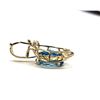 Image 6 : Large Swiss Blue Topaz Pendant/Enhancer Signed JH
