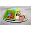 Image 1 : VINTAGE DOLL FURNITURE + LEGO STYLE MINIS