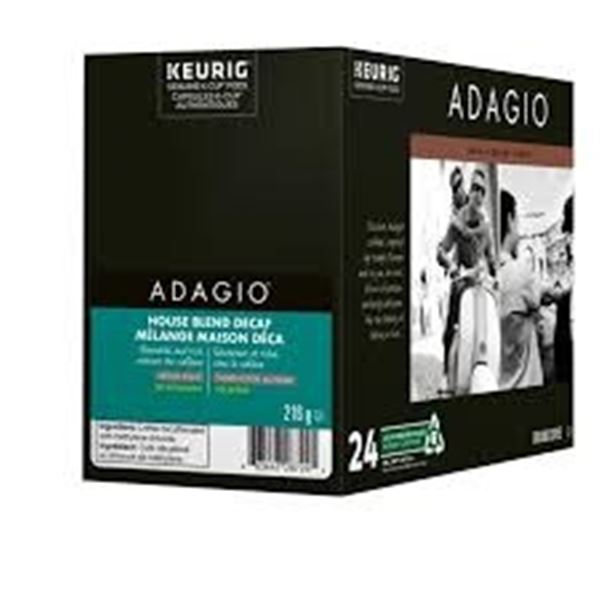 NEW 216G ADAGIO HOUSE BLEND DECAF