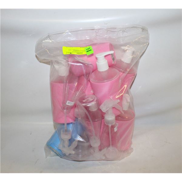 NEW - BAG OF 12 ASSORTED BATHROOM ACCESORRIES