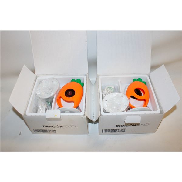 2 X DRAGON TOUCH BABY MONITORS