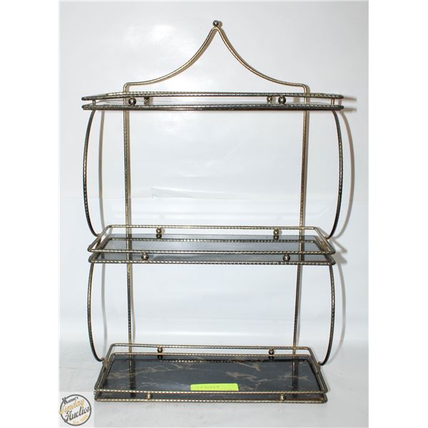 VINTAGE MAGAZINE HOLDER & WALL STORAGE