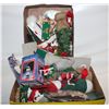 Image 1 : 2 CHRISTMAS FLATS 48 NEW ITEMS/CANDLE/DECORATIONS