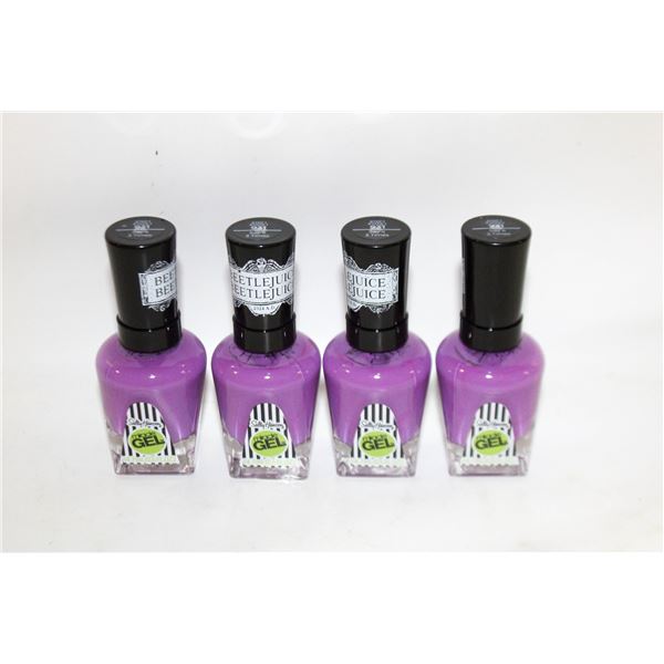 4 X 14.7ML SALLY HANSEN BEETLEJUICE 931