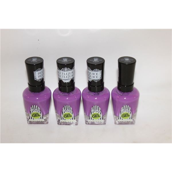 4 X 14.7ML SALLY HANSEN BEETLEJUICE 931