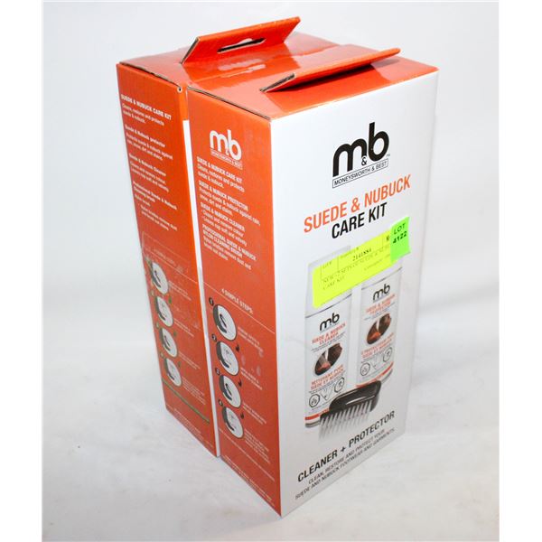 NEW - 2 SETS OF SUEDE & NUBUCK CARE KIT