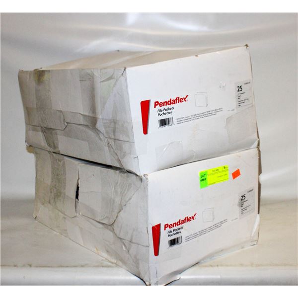 NEW - 50 PENDAFLEX FILE POCKETS