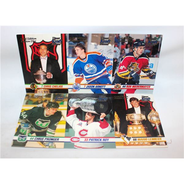 LEMIEUX, PARICK ROY GOLD EDITION UNCUT CARDS