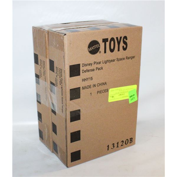 NEW - 2 SETS DISNEY BUZZ LIGHTYEAR TOY SETS