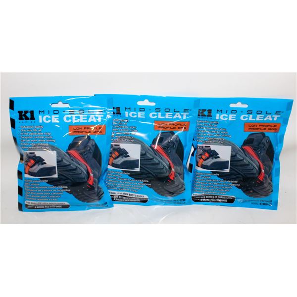 K1 MID-SOLE ICE CLEAT 2 PER PACK 3 PACKAGES