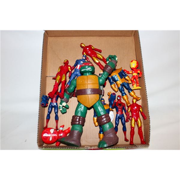 LOT OF SUPER HERO TOYS