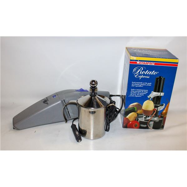 EPICURE COFFEE PRESS, STARFRIT PEELER &