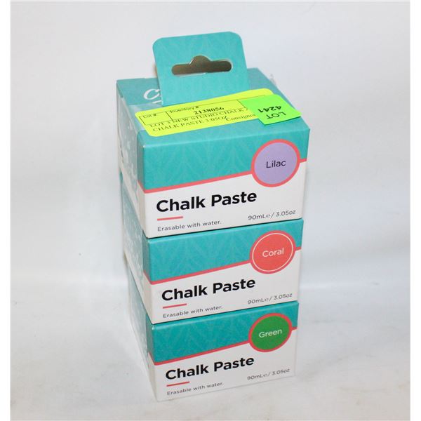 LOT 3 NEW STUDIO CHALK ART CHALK PASTE 3.05OZ