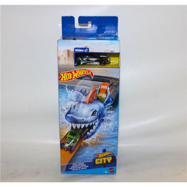 NEW HOT WHEELS CITY SHARK LAUNCHER