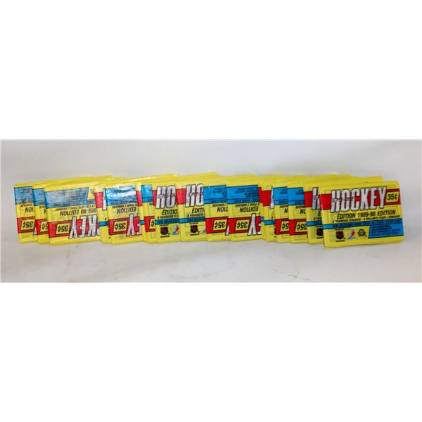 17 WAX PACKS NHL HOCKEY 0-PEE-CHEE 1989-90