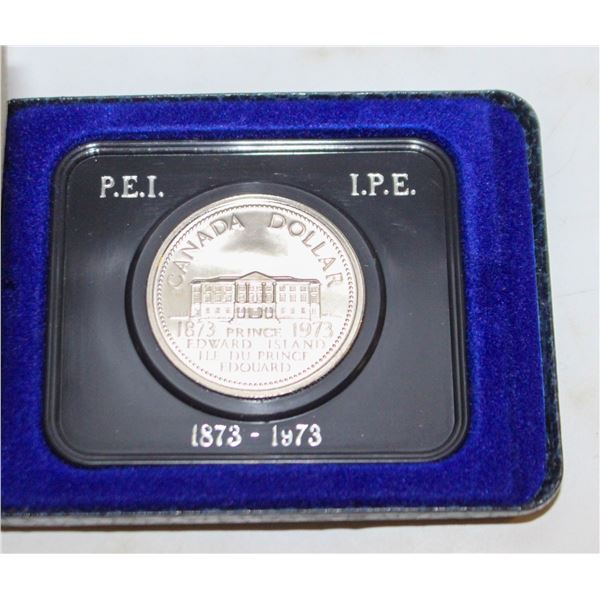 P.E.I. 1873-1973 CANADA DOLLAR UNCIRCULATED RCM