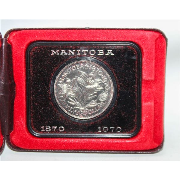 MANITOBA 1870 1970 CANADA DOLLAR UNCIRCULATED RCM