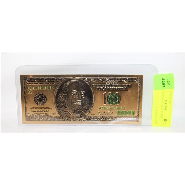 FOIL $100 USA NOVELTY NOTE