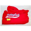 Image 1 : NEW VOLLEYBALL HOODIE RED SIZE XL