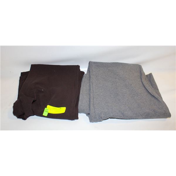 NEW BELLA YOGA PANTS 1CHOC 1GREY SIZE XL