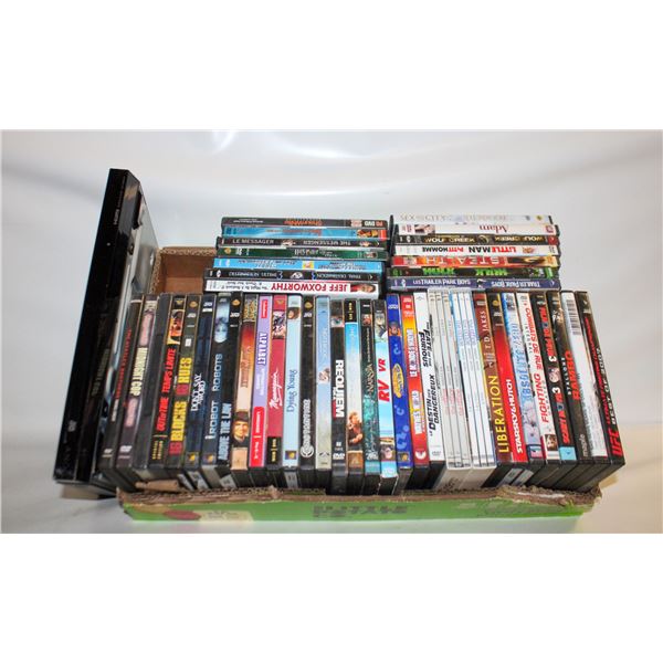 LOT OF ASSORTED DVD'S AND SONY DVD PLAYER