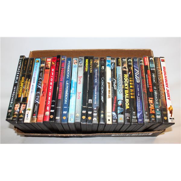 DVD'S- BOX LOT ASSORTED