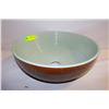 Image 1 : OVERCOUNTER PORCELAIN BASIN 16" DIAMETER