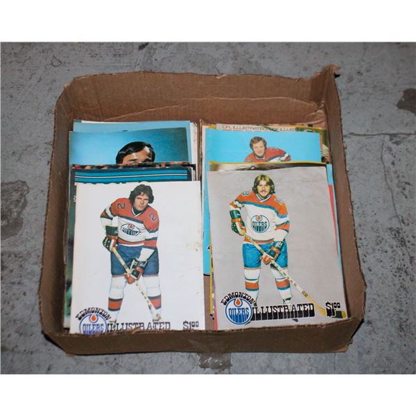 30 VINTAGE OILERS/ESKIMOS MAGAZINES