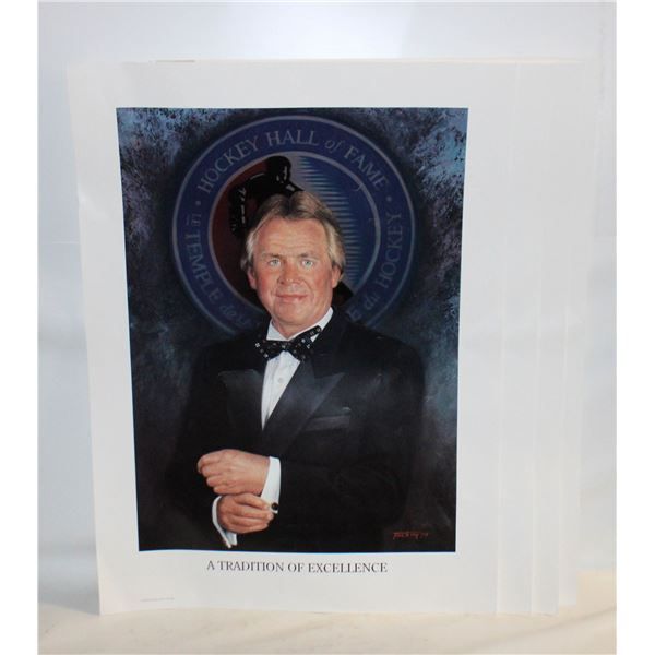 1998 HOCKEY HALL OF FAME "GLEN SATHER" POSTER