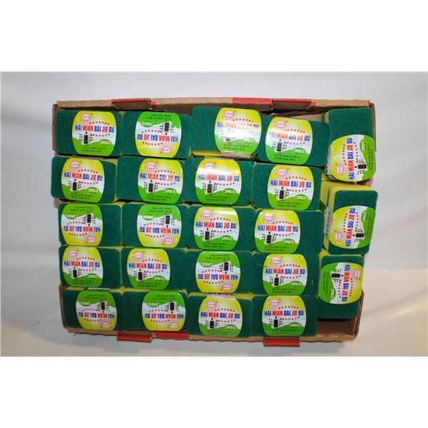 FLAT OF NEW SPONGES MADE IN CHINA
