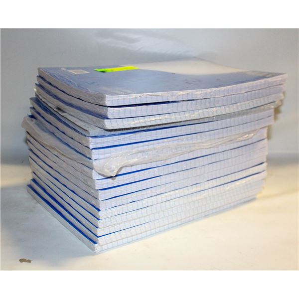 2400 SHEETS OF LINED PAPER