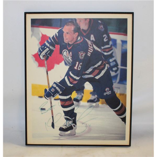 NEW KELLY BUCHBERGER AUTOGRAPHED SIGNED EDMONTON