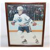 Image 1 : VINTAGE DAVE HUNTER EDMONTON OILERS FRAMED